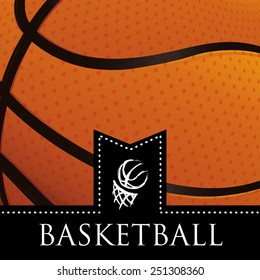 basketball emblem design, vector illustration eps10 graphic 