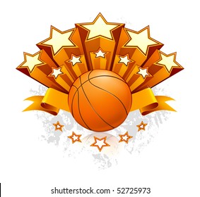 Basketball Emblem, vector