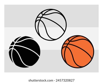 Basketball Eps, Basketball Silhouette, Fire Basketball, Ball, Clipart, Basketball Heart, outline Silhouette, Clipart, 