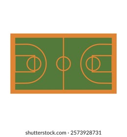 Basketball Equipment Illustration - Field