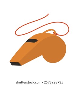 Basketball Equipment Illustration - Whistle