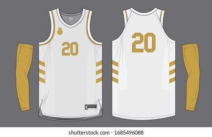 Basketball Europe jersey set vector uniform design