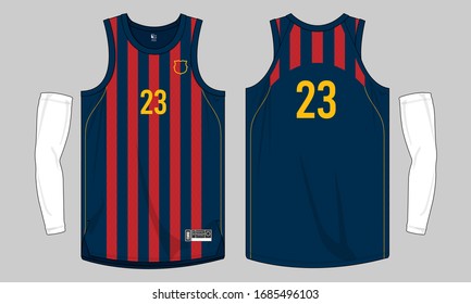 Basketball Europe jersey set vector uniform design