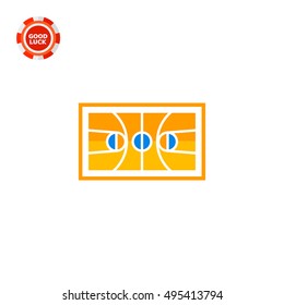 Basketball Field Icon