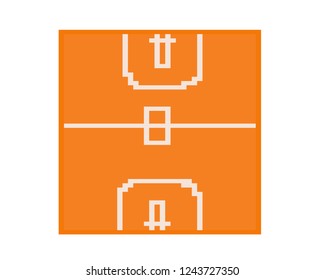 Basketball Field Pixel