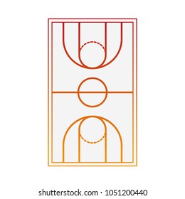 Basketball field topview