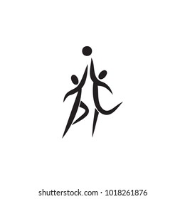 basketball fight for the ball icon. Elements of sportsman icon. Premium quality graphic design icon. Signs and symbols collection icon for websites, web design, mobile app on white background