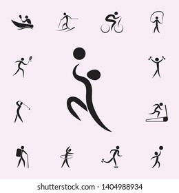 basketball fight for the ball icon. Elements of sportsman icon. Premium quality graphic design icon. Signs and symbols collection icon for websites, web design, mobile app on white background