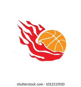 basketball fire burn