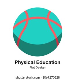 basketball flat icon