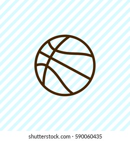 Basketball flat icon