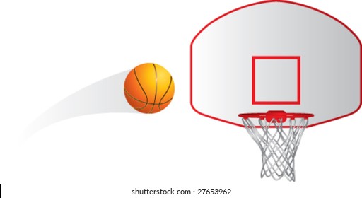 basketball flies into net