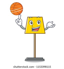 With basketball floor lamp character cartoon