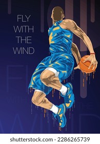 basketball fly with the wind