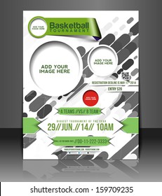 Basketball Flyer & Poster Cover Template 