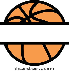 Basketball Frame For Custom Text Or Name
