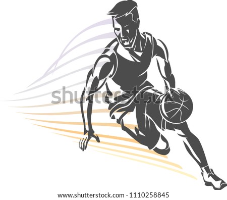 Basketball Front Dribble Shadow