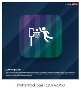 Basketball Game Icon - Free vector icon