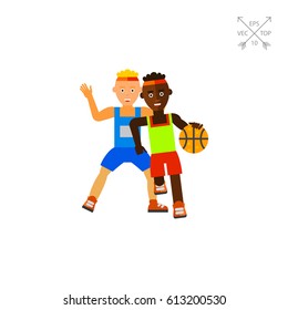 Basketball Game Vector Icon