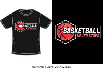 Basquete, vetor de jogos, tipografia e design de camisa. Inspiração de modelo para t-shirt Tipografia, T-shirt Design Template.

Este arquivo pode ser impresso para uso comercial.
