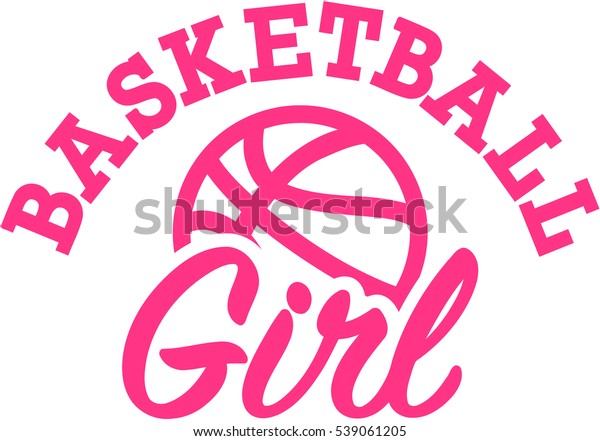 Basketball Girl Stock Vector (Royalty Free) 539061205 | Shutterstock