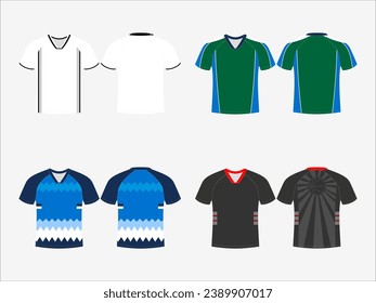 Basketball Glory: 4-Pack Collection of Dynamic Singlet and Shirt Designs - Dominate the Court in Style