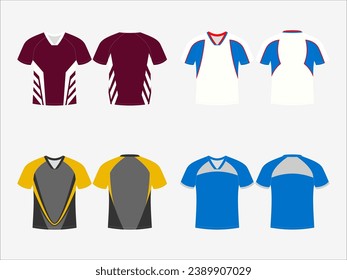 Basketball Glory: 4-Pack Collection of Dynamic Singlet and Shirt Designs - Dominate the Court in Style
