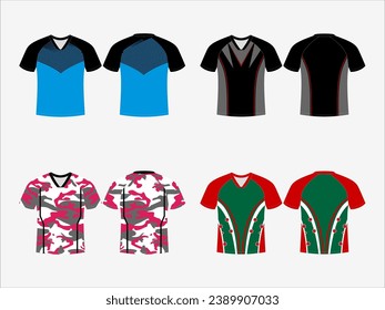 Basketball Glory: 4-Pack Collection of Dynamic Singlet and Shirt Designs - Dominate the Court in Style