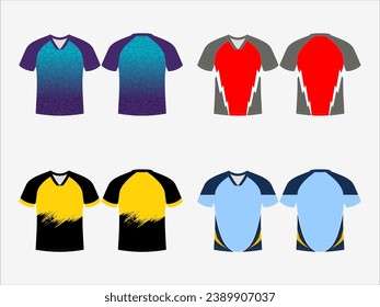 Basketball Glory: 4-Pack Collection of Dynamic Singlet and Shirt Designs - Dominate the Court in Style