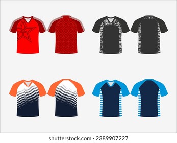 Basketball Glory: 4-Pack Collection of Dynamic Singlet and Shirt Designs - Dominate the Court in Style
