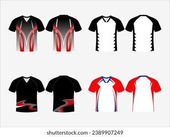 Basketball Glory: 4-Pack Collection of Dynamic Singlet and Shirt Designs - Dominate the Court in Style