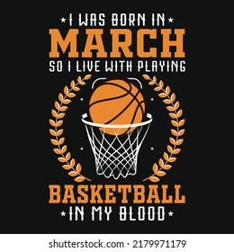 Basketball graphic T-shirt design American game vector illustration 