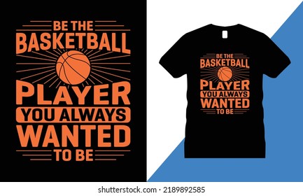 Basketball Grafik-T-Shirt Design Vector. T-Shirt, Sport, Hoop, Ball, American Basketball, Spieler, Turnier.