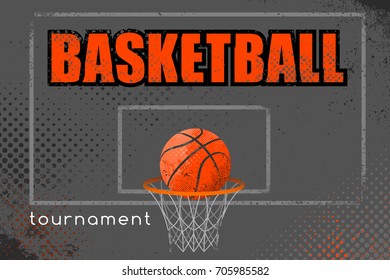 Basketball grunge