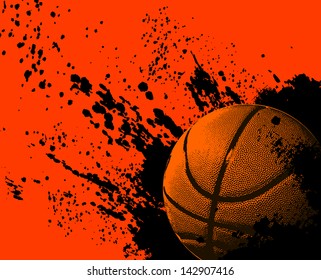Basketball Grunge background