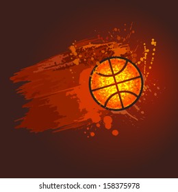 basketball grunge background