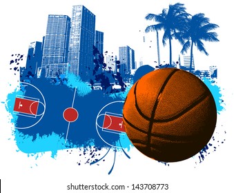 Basketball Grunge City