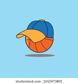Basketball Hat Sport Vector Design