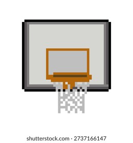 Basketball Hoop Backboard Net Pixel