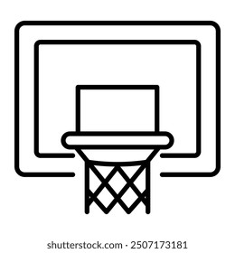 Basketball hoop icon. Icon about hobbies