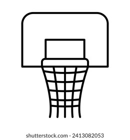 Basketball Hoop Icon Design For Personal And Commercial Use.