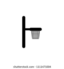 basketball hoop icon. Element of education icon for mobile concept and web apps. Detailed basketball hoop icon can be used for web and mobile. Premium icon on white background