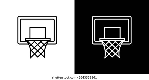 Ícone de basquete. ícone do vetor Design Gráfico. Ícones Ui Ux