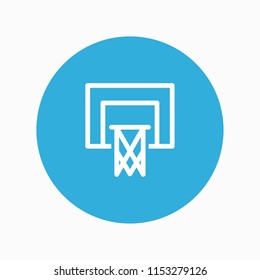 basketball hoop icon vector