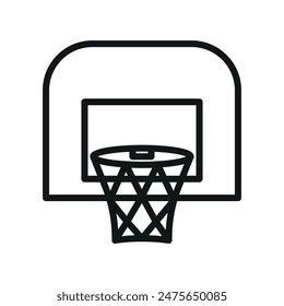 Basketball hoop icon vector design templates simple and modern