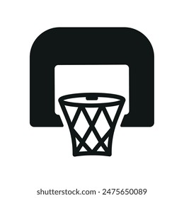 Basketball hoop icon vector design templates simple and modern