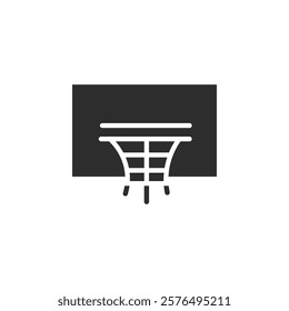 Basketball Hoop icon web design in vector