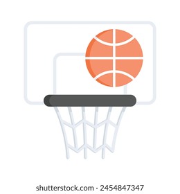 Basketball hoop, basketball net, ready for premium download