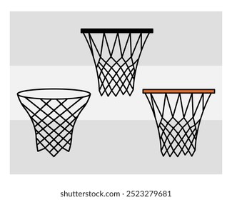 Basketball Hoop, Basketball Hoop Silhouette, Basketball Hoop With Ball Silhouette, Basketball Hoop Vector, eps,