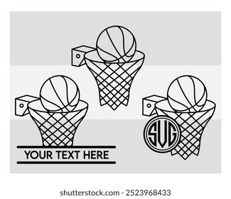 Basketball Hoop, Basketball Hoop Silhouette, Basketball Hoop With Ball Silhouette, Basketball Hoop Vector, eps,